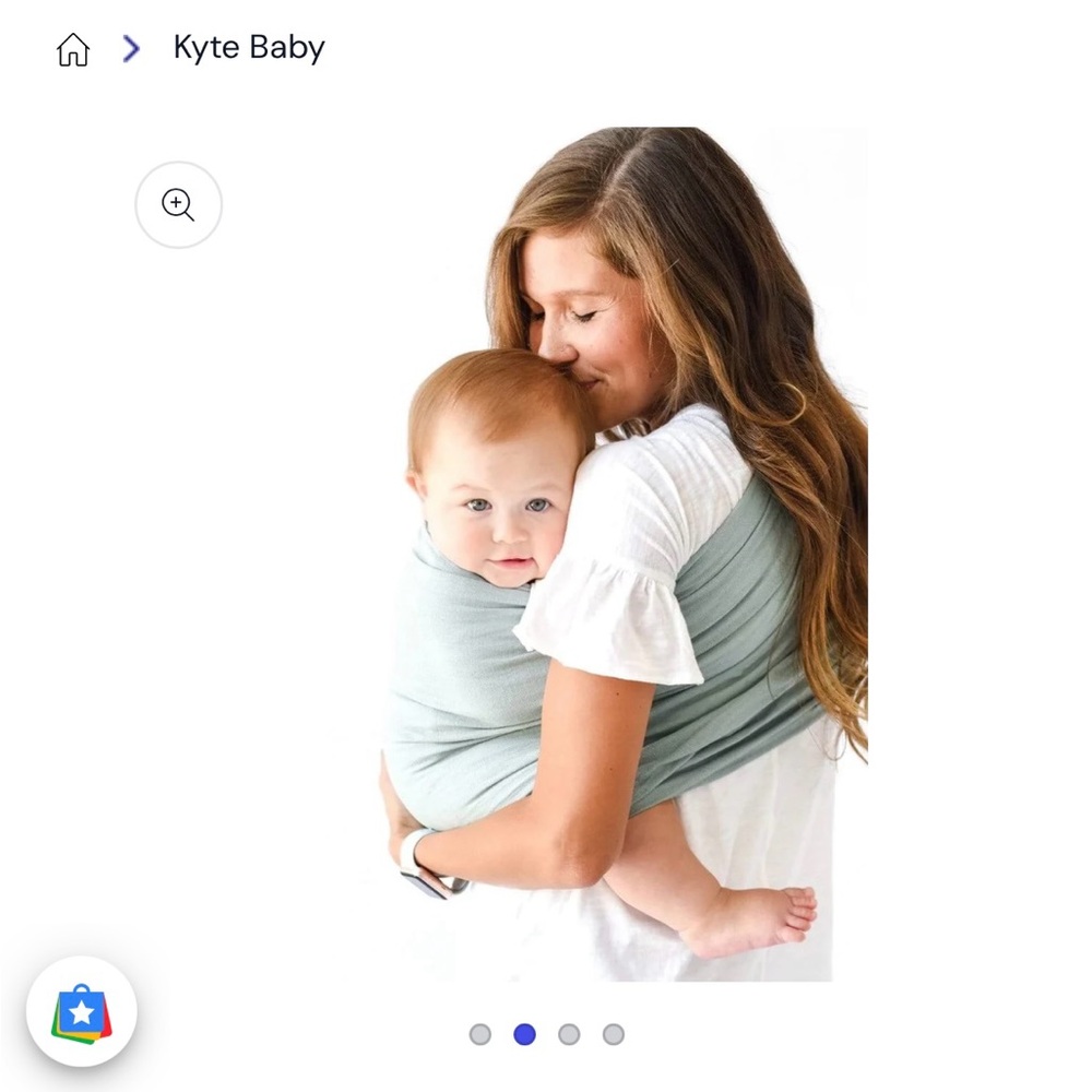 Kyte Baby Linen Ring Sling in Willow